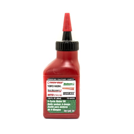 Mtd Oil 4 Cycle 60Cc 737-04315